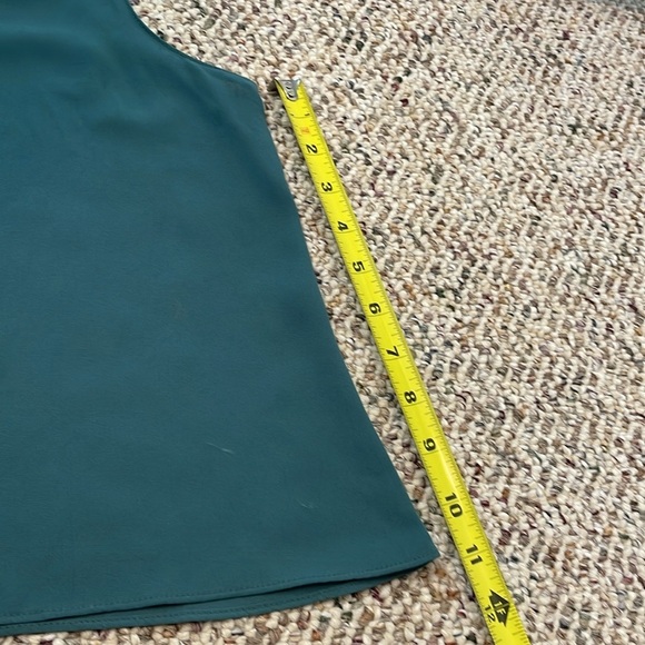Olivaceous Teal Green Cut Out Halter Top. Small - Picture 6 of 10